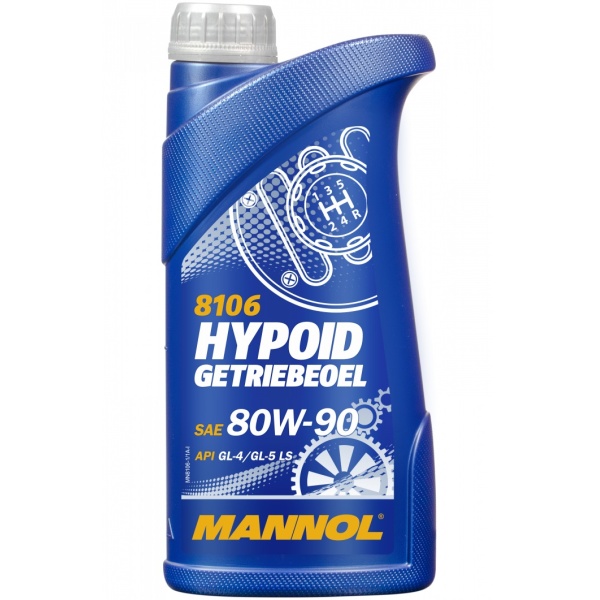 Ulei Transmisie Manuala Mannol Hypoid Getriebeoel 80W-90 1L MN8106-1